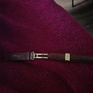 Gruen watch band leather